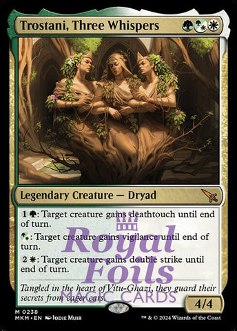 Trostani, Three Whispers 1x FOIL MTG Murders at Karlov Manor MKM Mythic MINT green white
