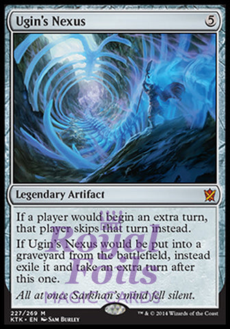Ugin's Nexus 1x FOIL KTK MTG Khans of Tarkir Mythic NM artifact