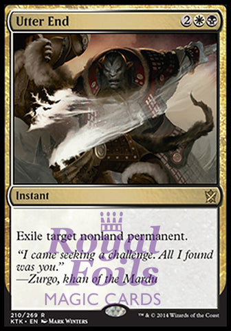 Utter End 1x FOIL MTG KTK Khans of Tarkir Rare MINT white black