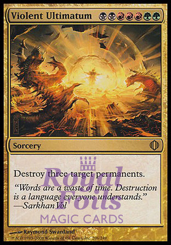 Violent Ultimatum 1x FOIL ALA MTG Shards of Alara Rare MINT black red green