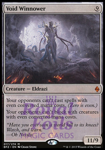 Void Winnower 1x FOIL BFZ MTG Battle for Zendikar Mythic MINT colorless
