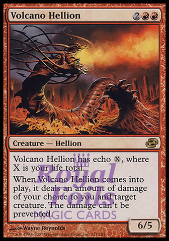 Volcano Hellion 1x FOIL PLC MTG Planar Chaos Rare MINT red
