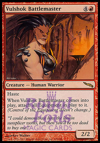 Vulshok Battlemaster 1x FOIL MDN MTG Mirrodin Rare MINT red