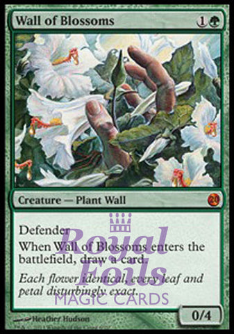 Wall of Blossoms 1x FOIL MTG FTV From the Vault Twenty 20 MINT green