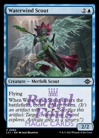 Waterwind Scout 4x FOIL Lost Caverns of Ixalan MTG LCI Common MINT blue