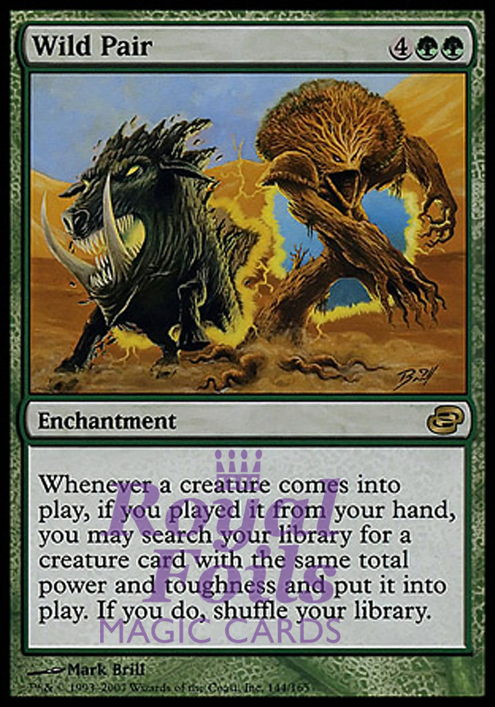Wild Pair 1x FOIL PLC MTG Planar Chaos Rare MINT green