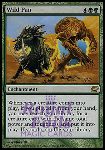 Wild Pair 1x FOIL PLC MTG Planar Chaos Rare MINT green