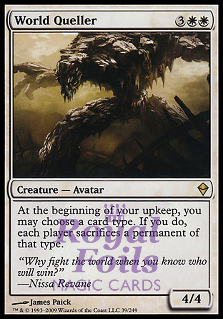 World Queller 1x FOIL ZEN MTG Zendikar Rare MINT white