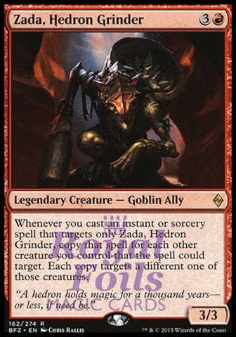 Zada Hedron Grinder 1x FOIL BFZ MTG Battle for Zendikar Rare MINT red
