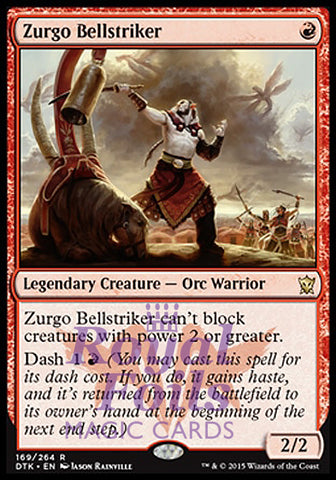 Zurgo Bellstriker 1x FOIL DTK MTG Dragons of Tarkir Rare MINT red