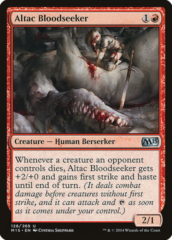 Altac Bloodseeker 2x FOIL MTG M15 Core Set Uncommon MINT red