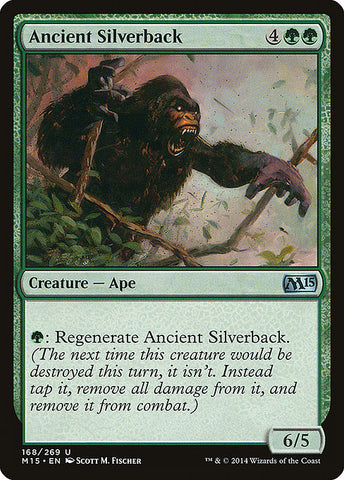 Ancient Silverback 2x FOIL MTG M15 Core Set Uncommon MINT green