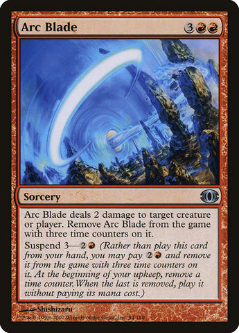 Arc Blade 1x FOIL FUT MTG Future Sight Uncommon NM+ red