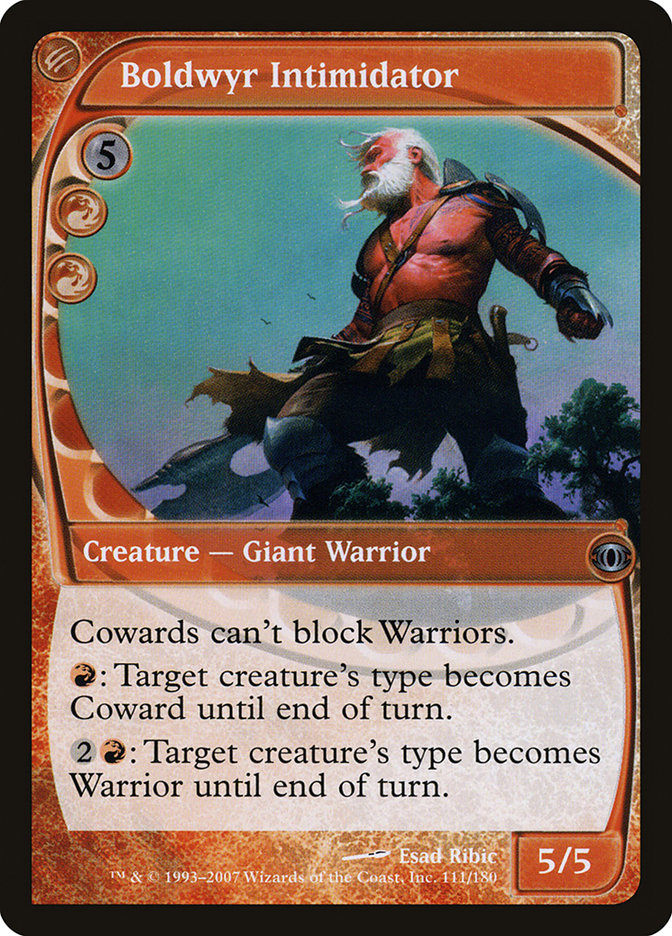 Boldwyr Intimidator 2x FOIL FUT MTG Future Sight Uncommon NM+ red