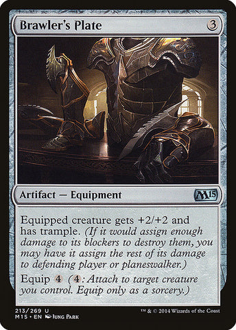 Brawler's Plate 2x FOIL MTG M15 Core Set Uncommon MINT artifact