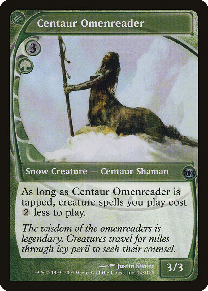 Centaur Omenreader 1x FOIL FUT MTG Future Sight Uncommon NM+ green