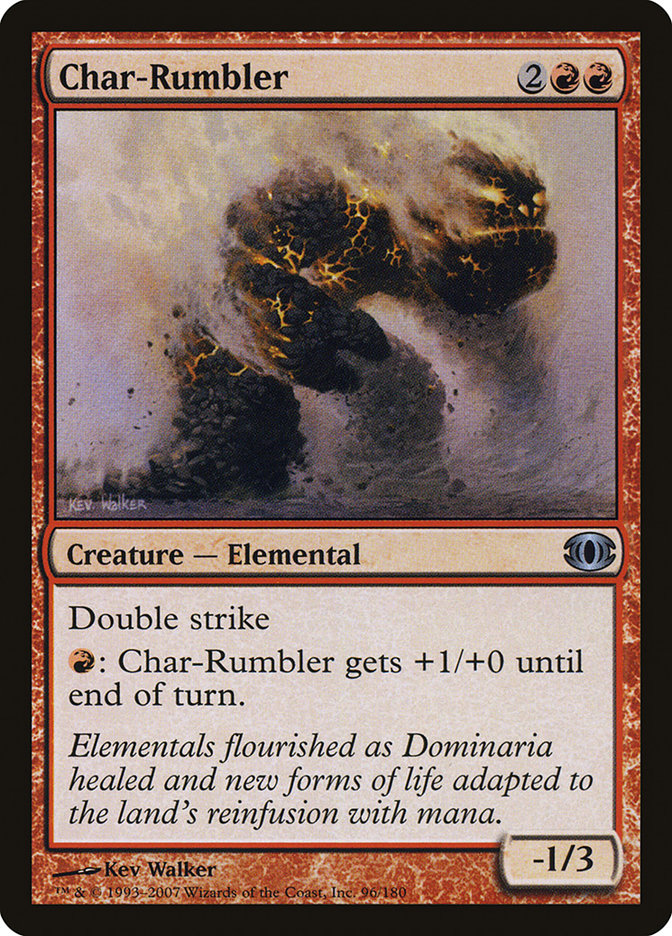 Char-Rumbler 4x FOIL FUT MTG Future Sight Uncommon NM+ red