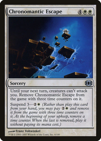 Chronomantic Escape 1x FOIL FUT MTG Future Sight Uncommon NM+ white