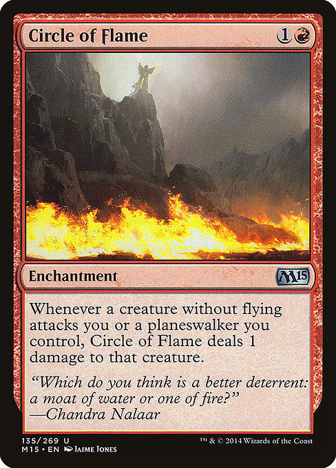 Cone of Flame 4x FOIL MTG M15 Core Set Uncommon MINT red