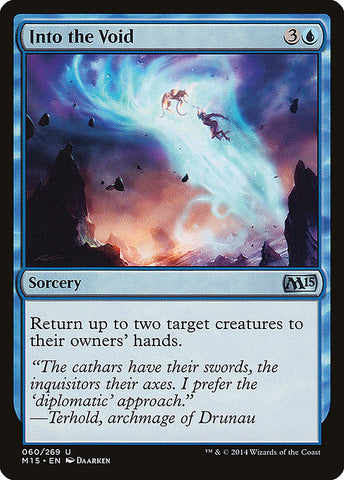 Into the Void 2x FOIL MTG M15 Core Set Uncommon MINT blue
