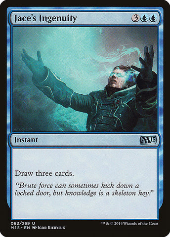 Jace's Ingenuity 2x FOIL MTG M15 Core Set Uncommon MINT blue