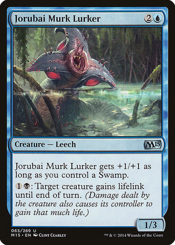 Jorubai Murk Lurker 2x FOIL MTG M15 Core Set Uncommon MINT blue black