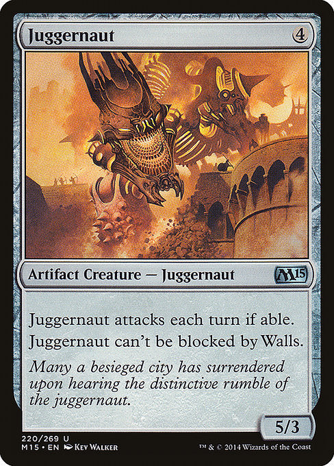 Juggernaut 4x FOIL MTG M15 Core Set Uncommon MINT artifact