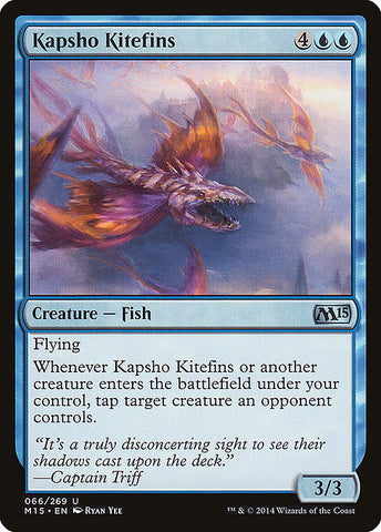 Kapsho Kitefins 2x FOIL MTG M15 Core Set Uncommon MINT blue