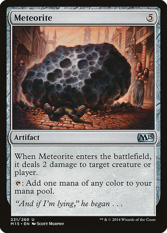 Meteorite 2x FOIL MTG M15 Core Set Uncommon MINT artifact
