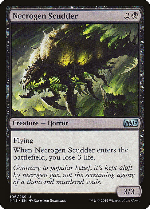Necrogen Scudder 4x FOIL MTG M15 Core Set Uncommon MINT black