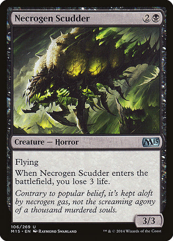 Necrogen Scudder 4x FOIL MTG M15 Core Set Uncommon MINT black