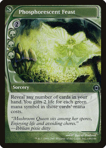 Phosphorescent Feast 2x FOIL FUT MTG Future Sight Uncommon NM+ green