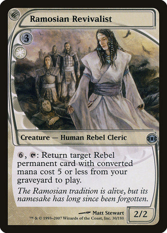 Ramosian Revivalist 1x FOIL FUT MTG Future Sight Uncommon NM+ white