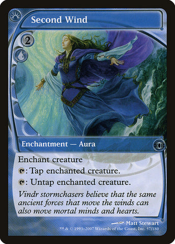 Second Wind 1x FOIL FUT MTG Future Sight Uncommon NM+ blue
