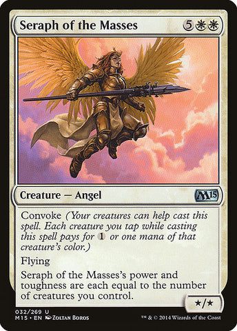 Seraph of the Masses 2x FOIL MTG M15 Core Set Uncommon MINT white
