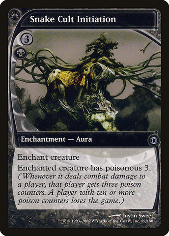 Snake Cult Initiation 1x FOIL FUT MTG Future Sight Uncommon NM+ black