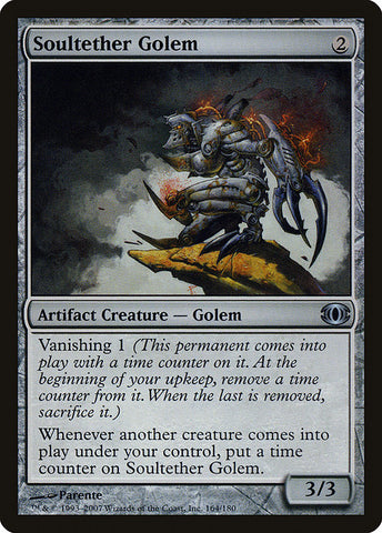 Soultether Golem 4x FOIL FUT MTG Future Sight Uncommon NM+ artifact