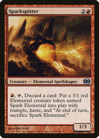 Sparkspitter 4x FOIL FUT MTG Future Sight Uncommon NM+ red