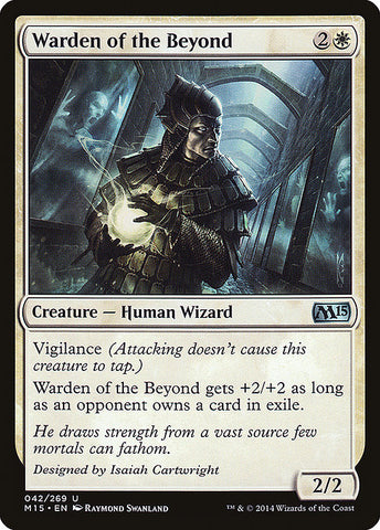 Warden of the Beyond 4x FOIL MTG M15 Core Set Uncommon MINT white