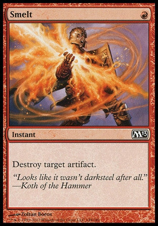 Smelt 3x FOIL MTG M13 Core Set Common MINT red