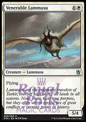 Venerable Lammasu 4x FOIL MTG KTK Khans of Tarkir Uncommon MINT white