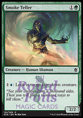 Smoke Teller 4x FOIL MTG KTK Khans of Tarkir Common MINT green blue