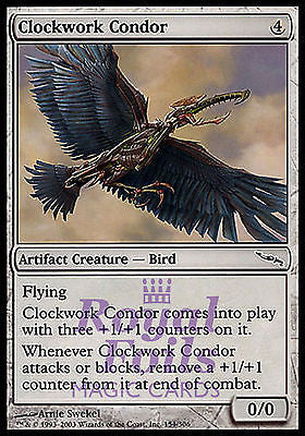 Clockwork Condor 4x FOIL MDN MTG Mirrodin Common MINT artifact