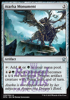 Atarka Monument 2x FOIL DTK MTG Dragons of Tarkir Uncommon MINT red green