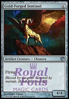 Gold-Forged Sentinel 4x FOIL JOU MTG Journey Into Nyx Uncommon NM artifact