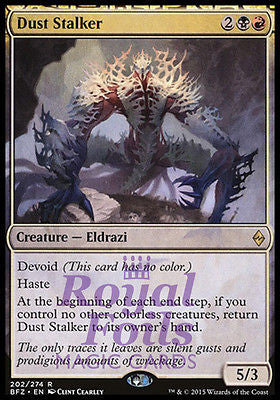 **1x FOIL Dust Stalker** BFZ MTG Battle for Zendikar Rare MINT black red