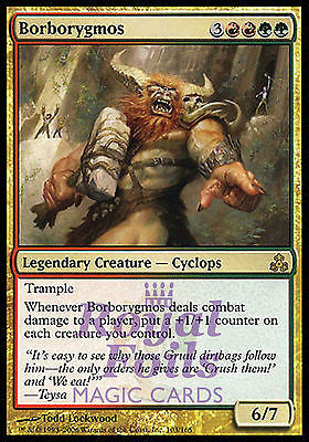 Borborygmos 1x FOIL GPT MTG Guildpact Rare MINT red green