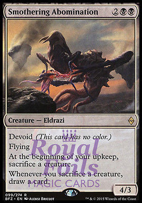 Smothering Abomination 1x FOIL BFZ MTG Battle for Zendikar Rare NM+ black
