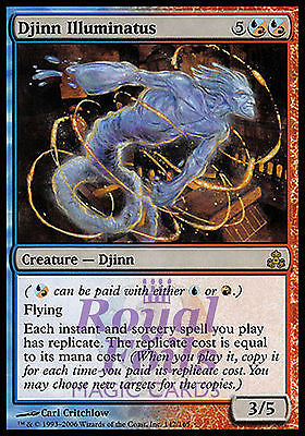 **1x FOIL Djinn Illuminatus** GPT MTG Guildpact Rare NM red blue