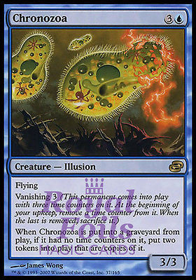 **1x FOIL Chronozoa** PLC MTG Planar Chaos Rare MINT blue